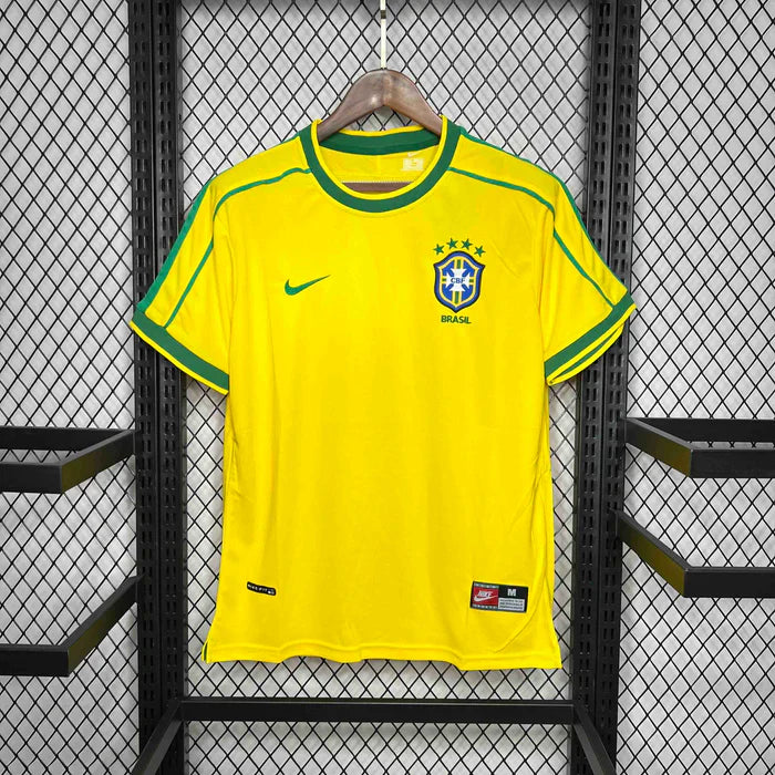 Brazil Retro 1998-1999 Home Jersey