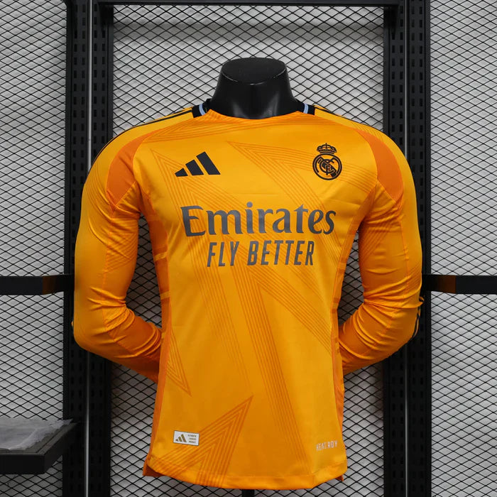 Real Madrid 2024/2025 Away Kit Long Sleeve