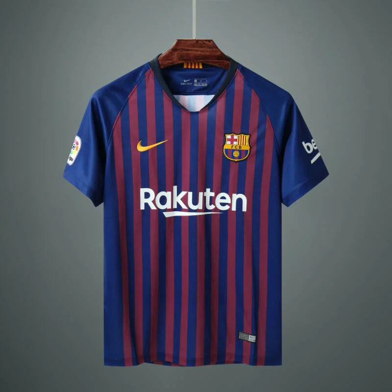 2018-2019 Retro Barcelona Home Jersey