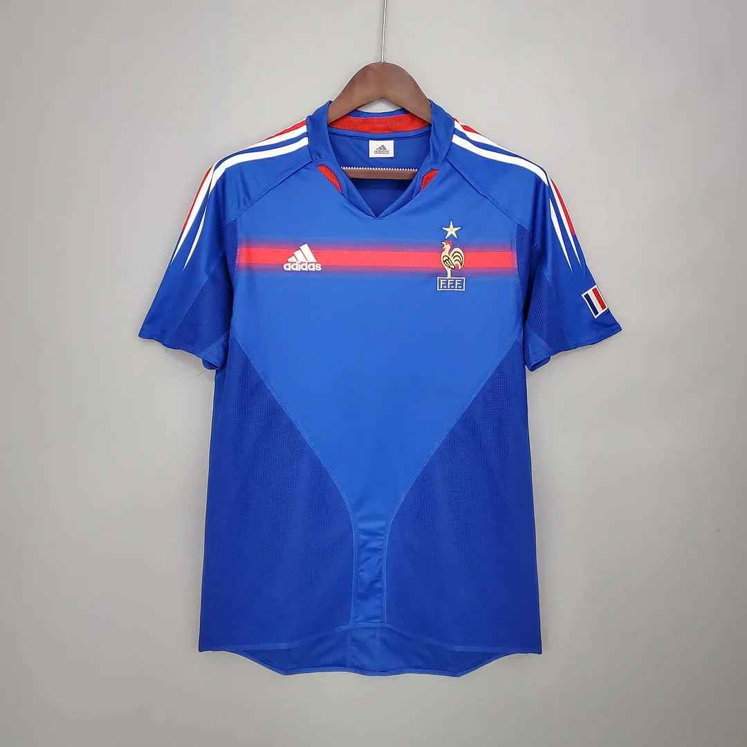 2004 Retro France Home Jersey
