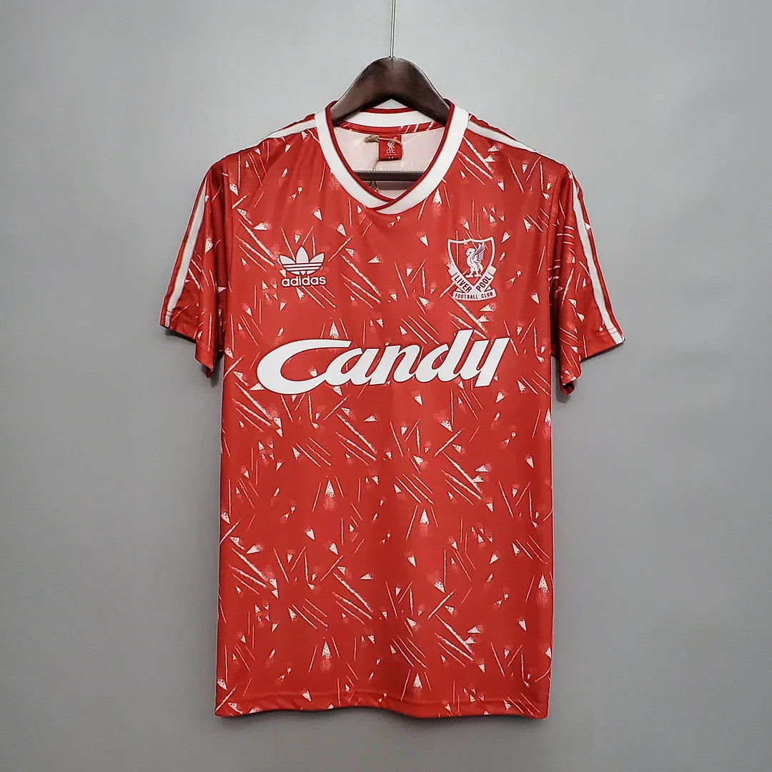 1989-1991 Retro Liverpool Home Jersey