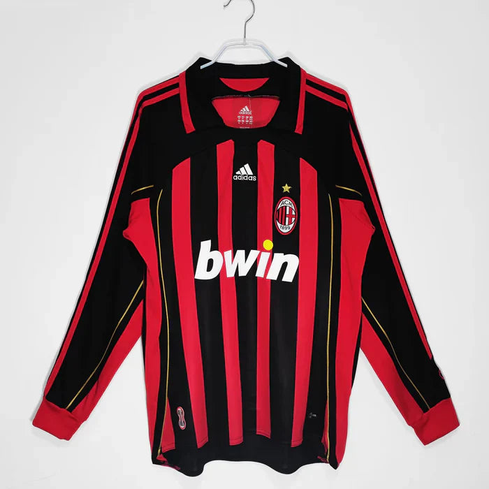 AC Milan Retro 2007-2008 Long Sleeve Home Kit