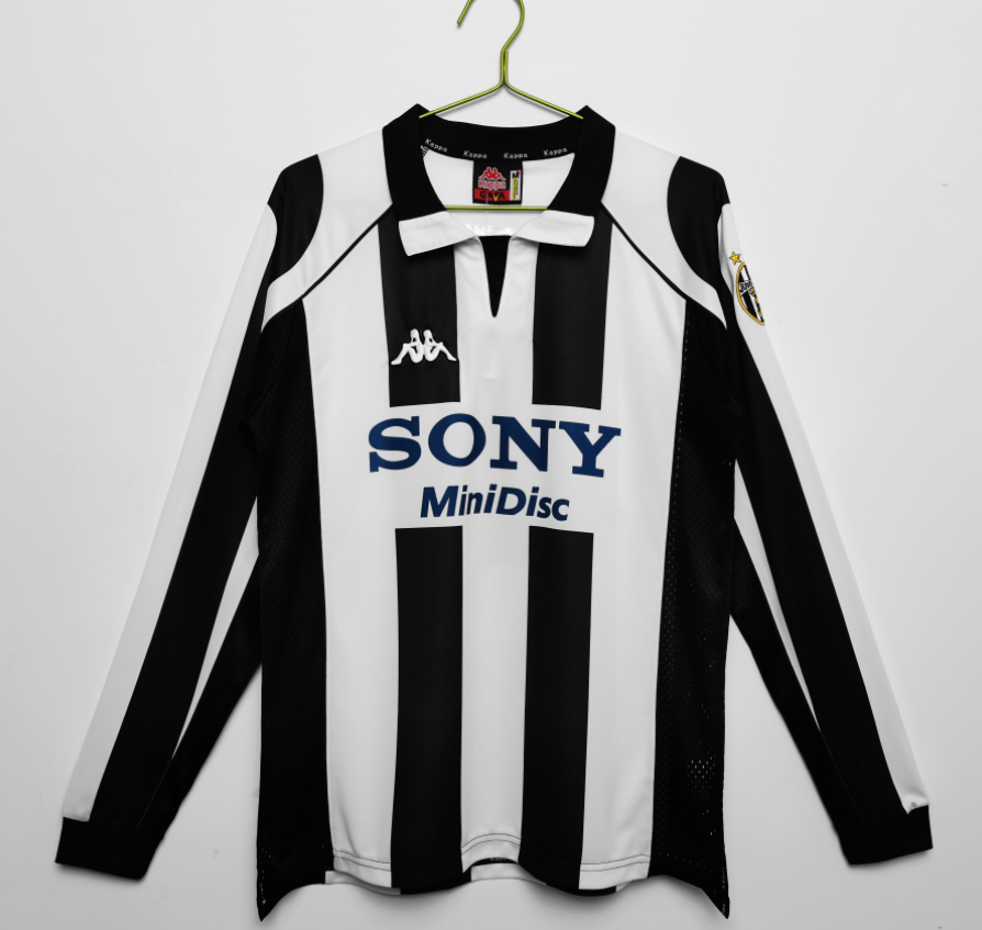1997-1998 Retro Juventus Home Jersey Long Sleeve