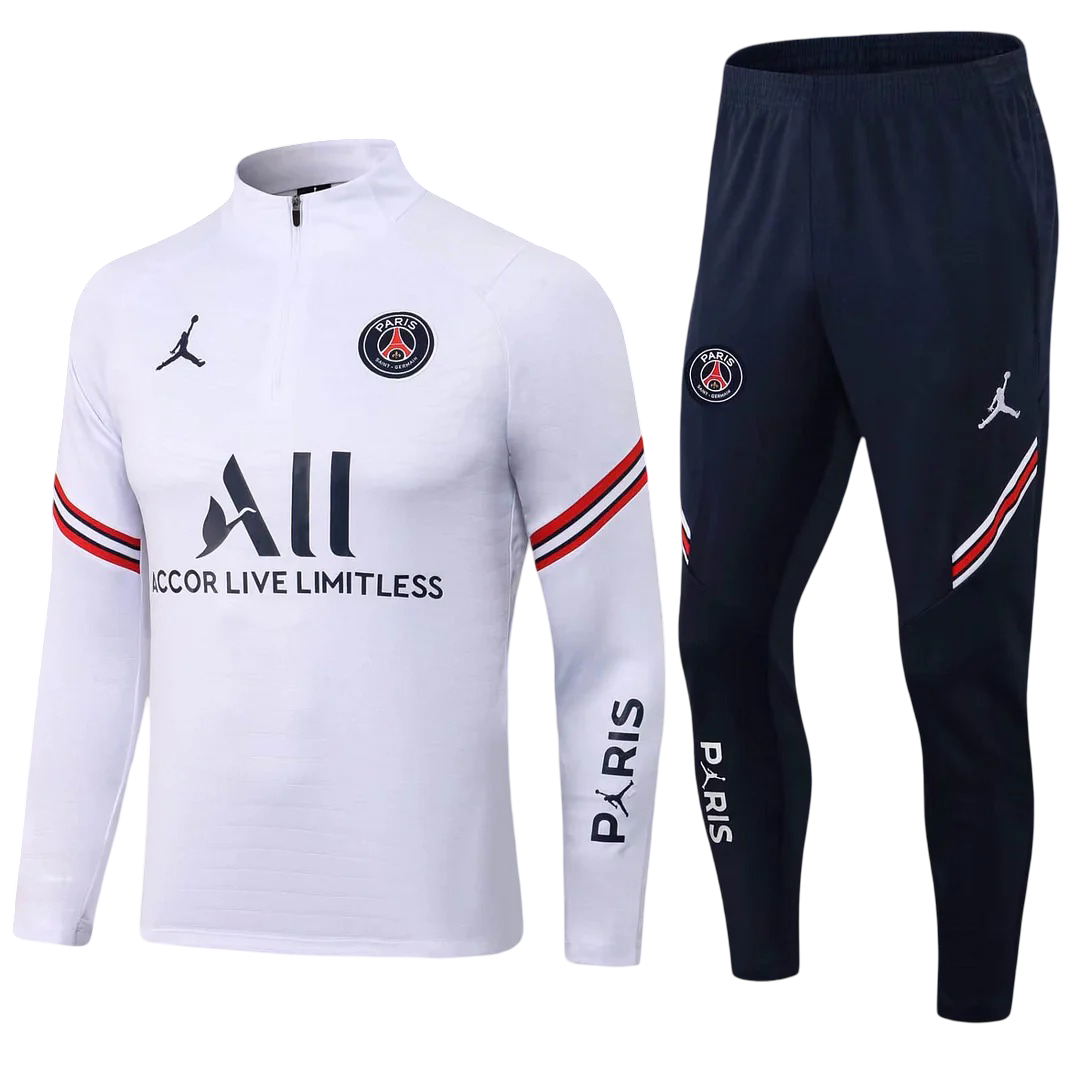 Psg Paris Saint-Germain White Tracksuit