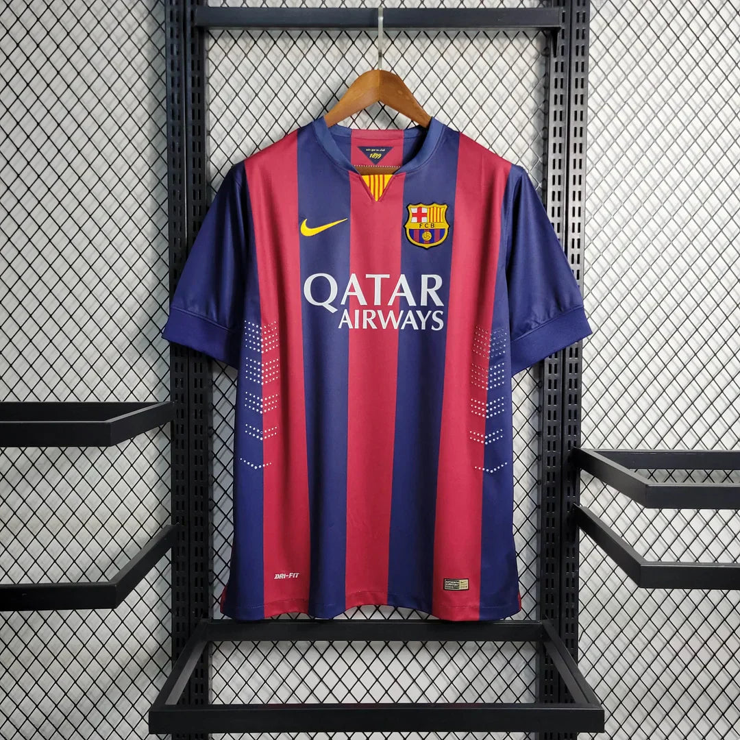 2014-2015 Retro Barcelona Home Jersey