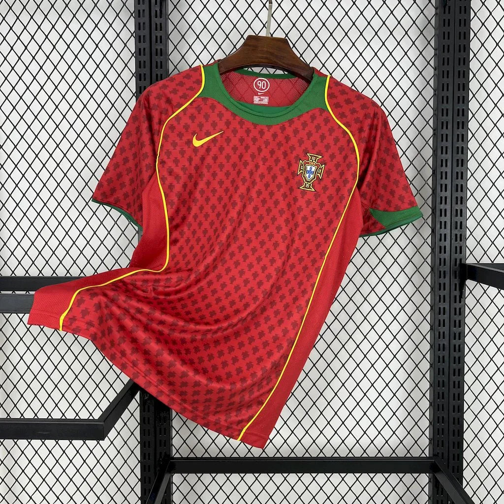 2004 Retro Portugal Home Jersey