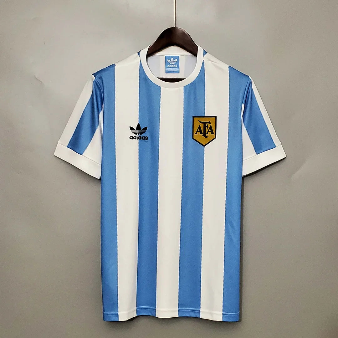 1978 Retro Argentina Home Jersey