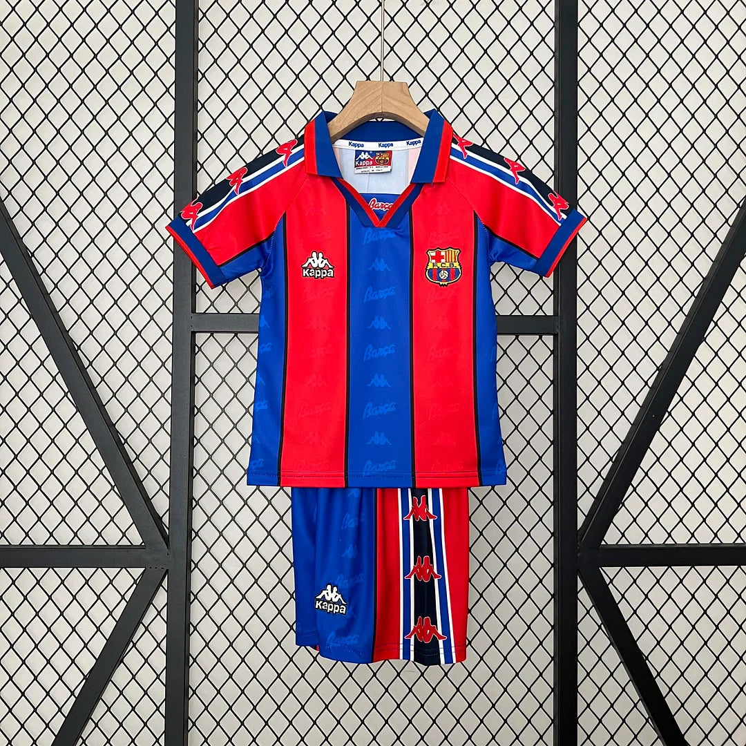 1996/1997 Retro Barcelona Home Kids Size