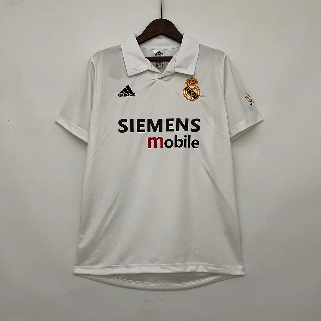 2002-2003 Retro Real Madrid Home Jersey
