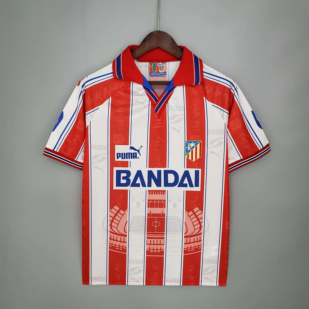 1996-1997 Retro Atletico Madrid Home Jersey