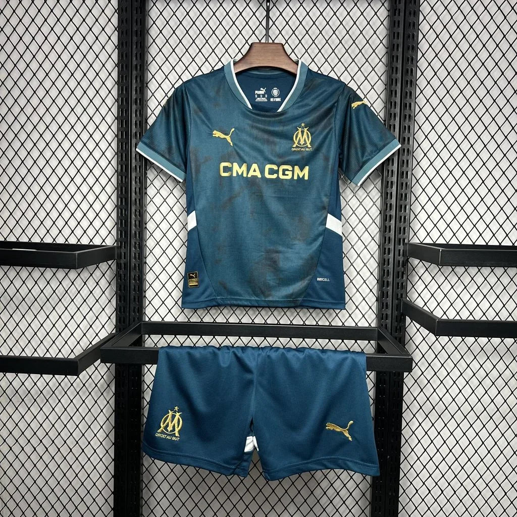 2024/2025 Olympique de Marseille Away Kids Size