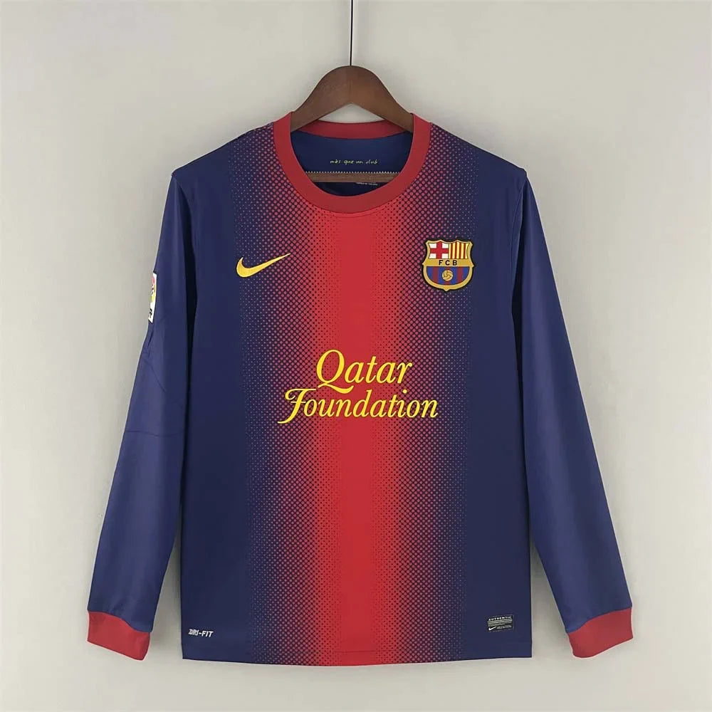 2012-2013 Retro Barcelona Home Jersey Long sleeve