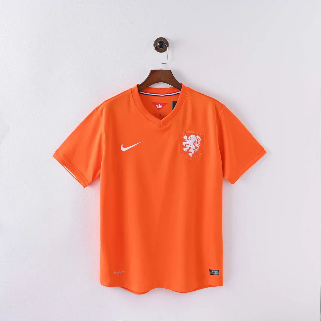 2014 Retro Netherlands Home Jersey