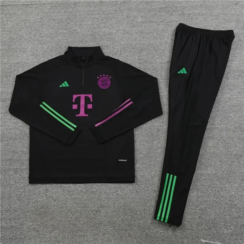 Bayern Munchen Black Tracksuit