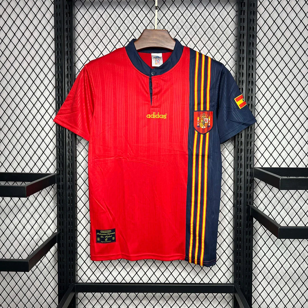1996 Retro Spain Home Jersey