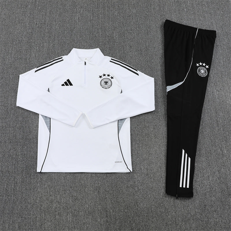 2025/2026 Germany White and Black Tracksuit