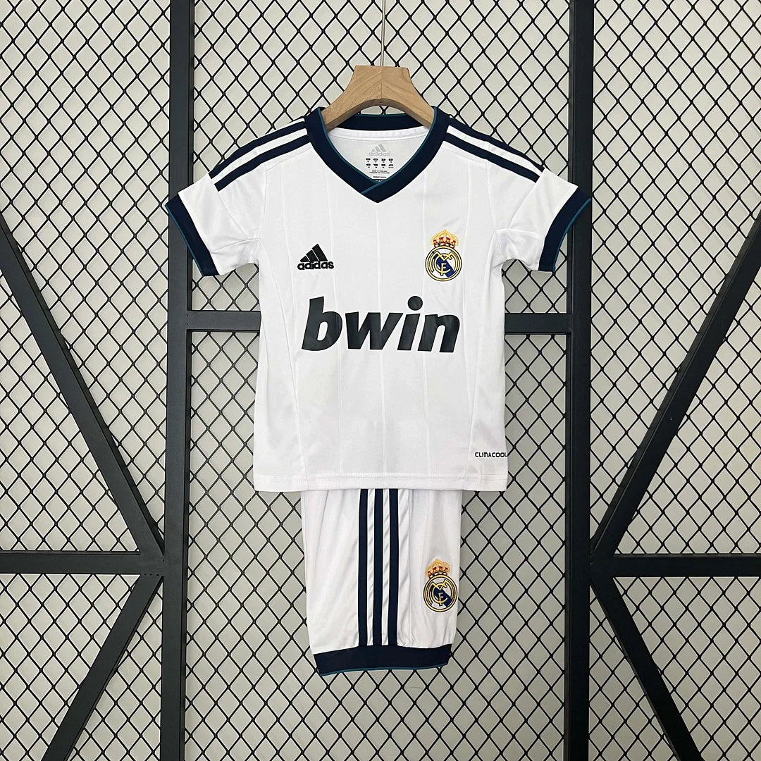 2012/2013 Retro Real Madrid Home Kit Kids Size