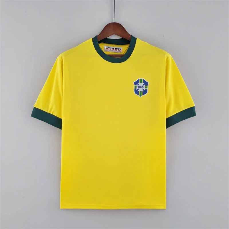 1970 Retro Brazil Home Jersey