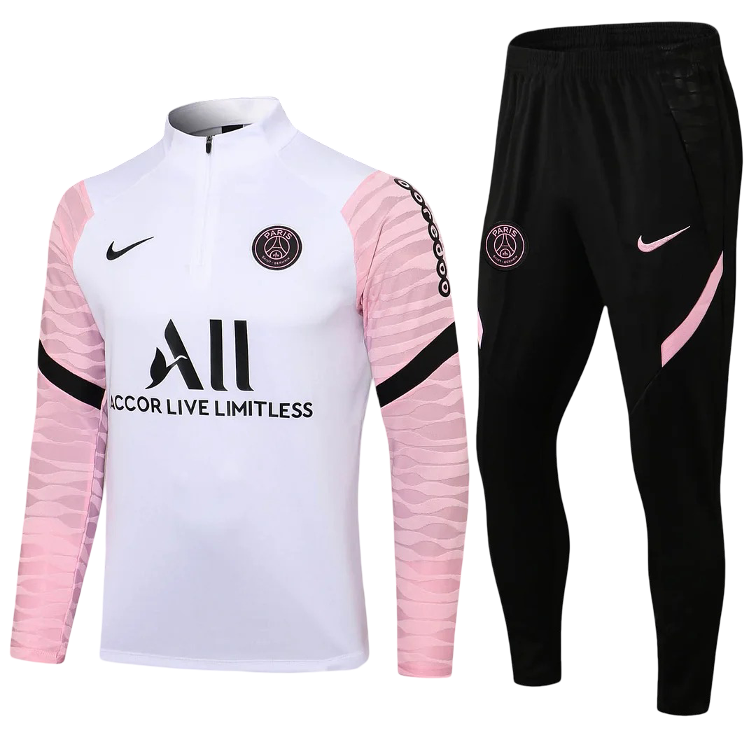 Psg Paris Saint-Germain White and Pink X Black Tracksuit