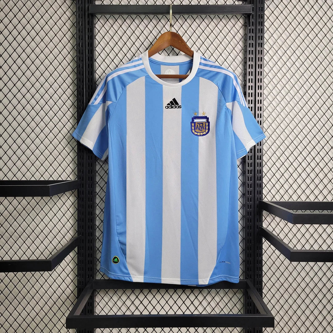 2010 Retro Argentina Home Jersey