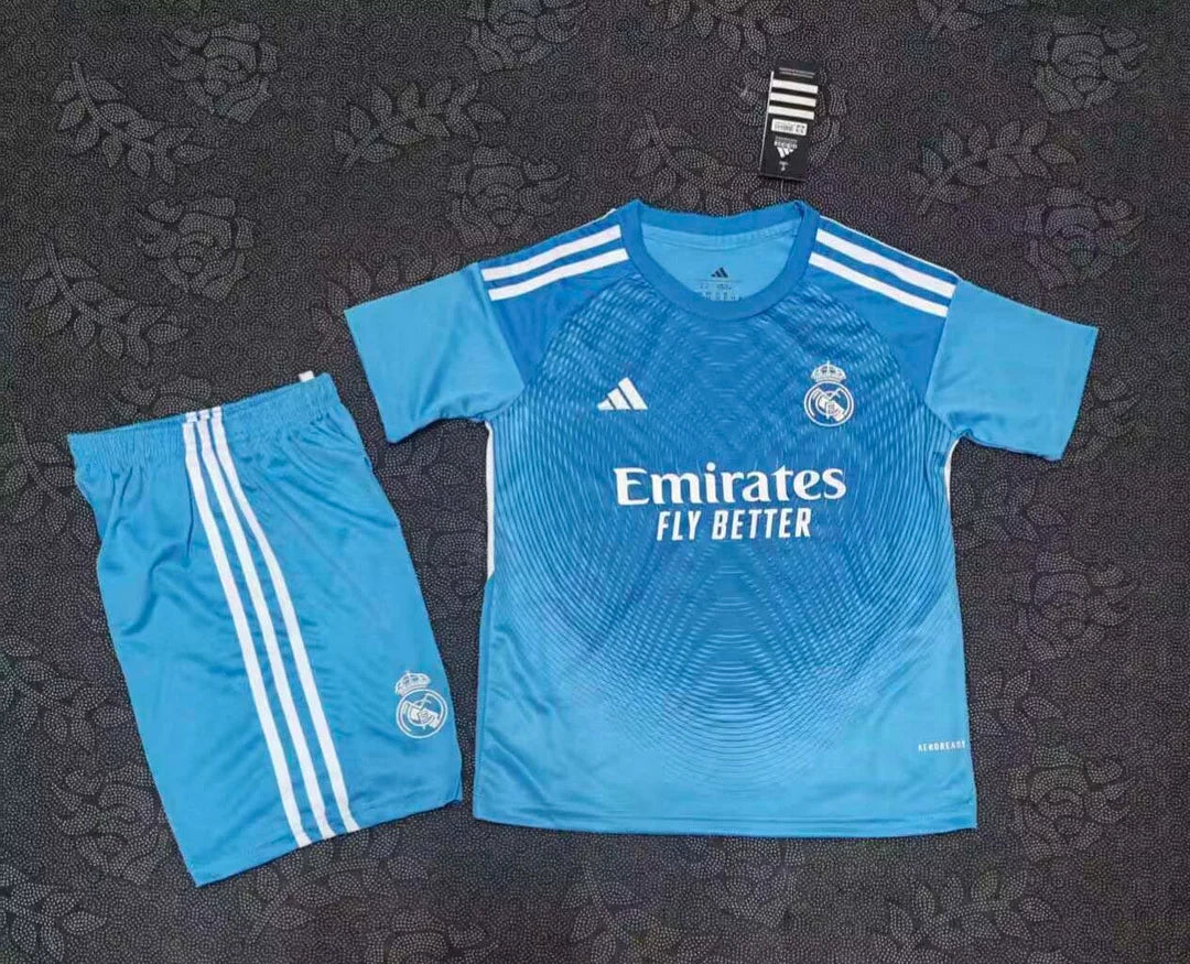 2025/2026 Real Madrid Goalkeeper Kit Kids Size