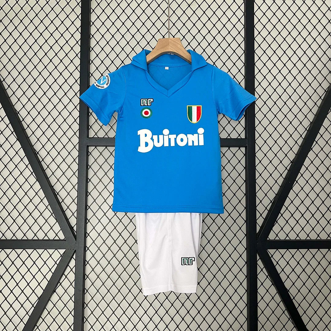 1987/1988 Retro Napoli Home Kit Kids Size
