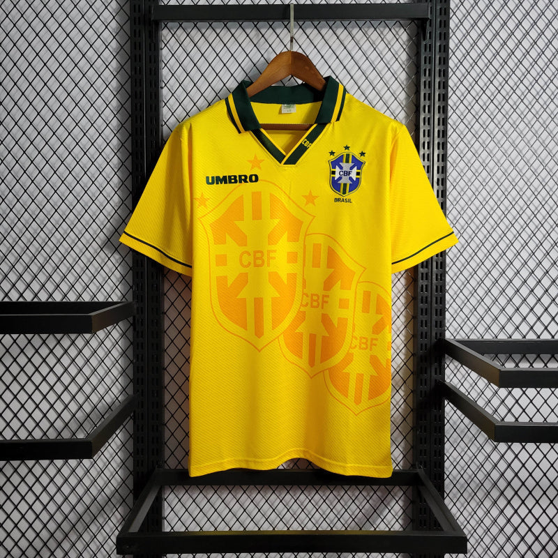 1993-1994 Retro Brazil Home Jersey