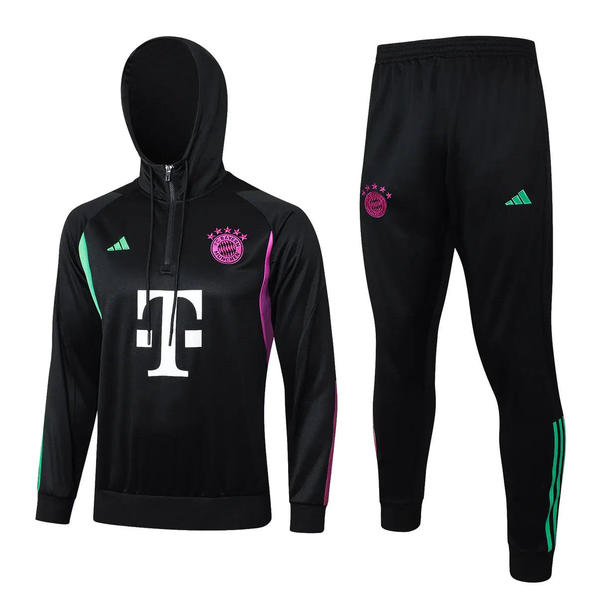Bayern Munchen Black Tracksuit