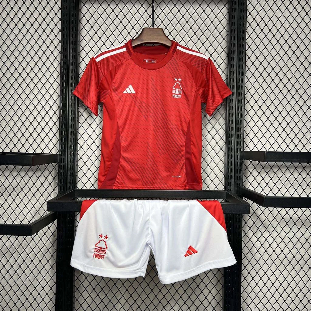 2024-2025 Nottingham Forest Home Kit Kids Size
