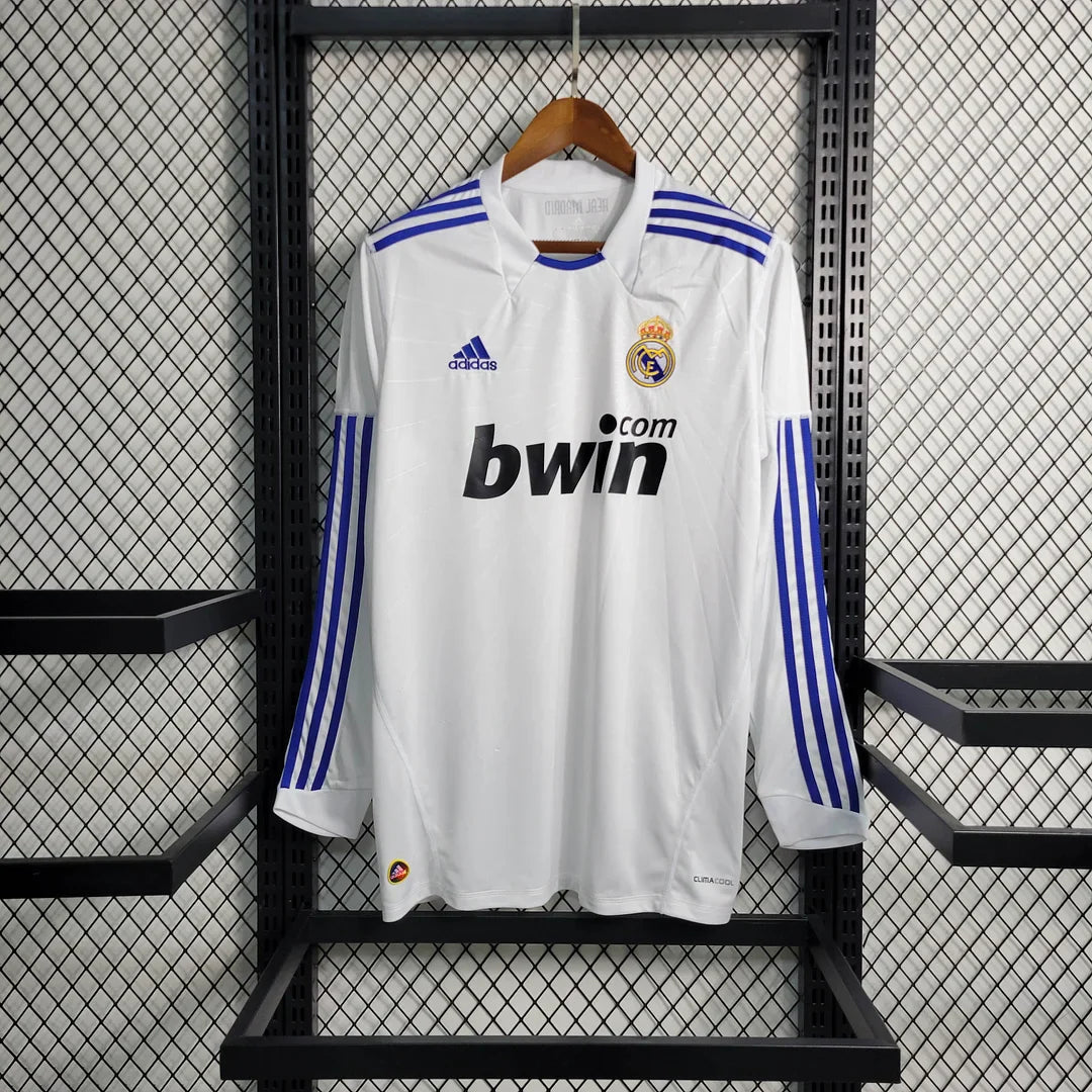 2010/2011 Retro Real Madrid Home Jersey Long Sleeve