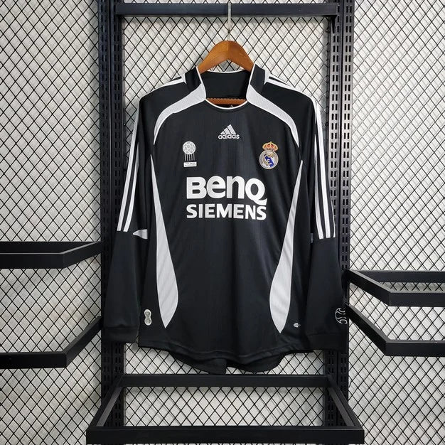 2006/2007 Retro Real Madrid Away Jersey Long Sleeve