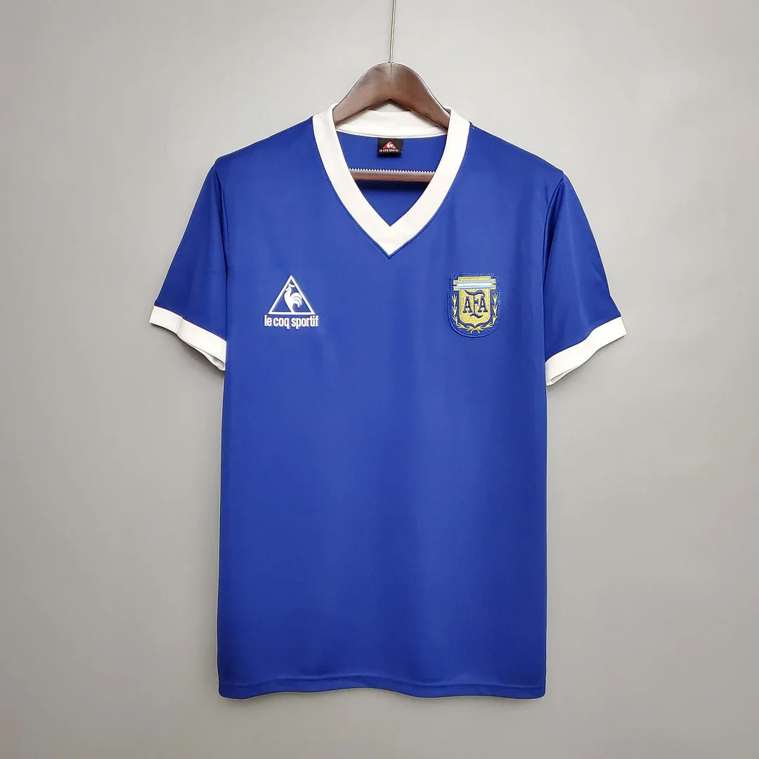 1986 Retro Argentina Away Jersey