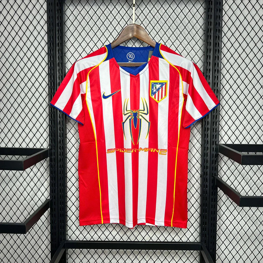 2004-2005 Retro Atletico Madrid Home Jersey