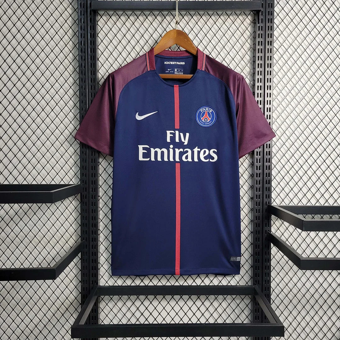 2017-2018 Retro PSG Paris Saint-Germain Home Jersey