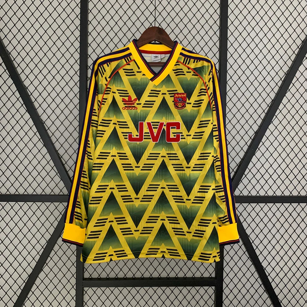 1991-1993 Retro Arsenal Away Jersey Long Sleeve
