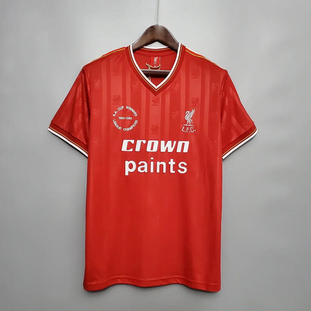 Liverpool Home 1985/1986 FA Cup Winner & League Champs Retro Jersey