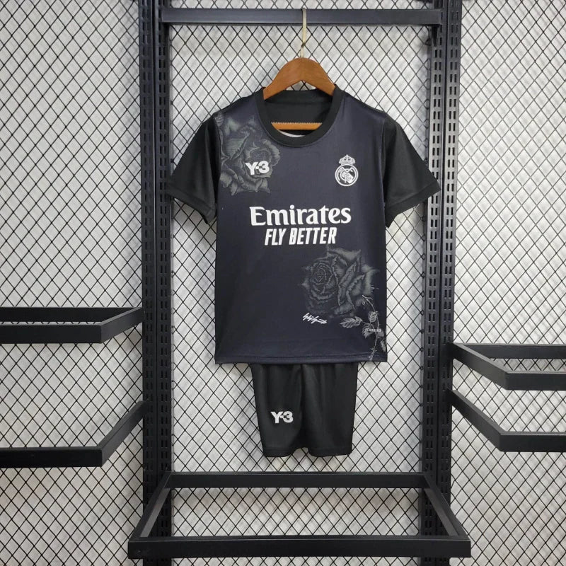 Real Madrid x Y3 2024/2025 4th Kit Black Kids Size