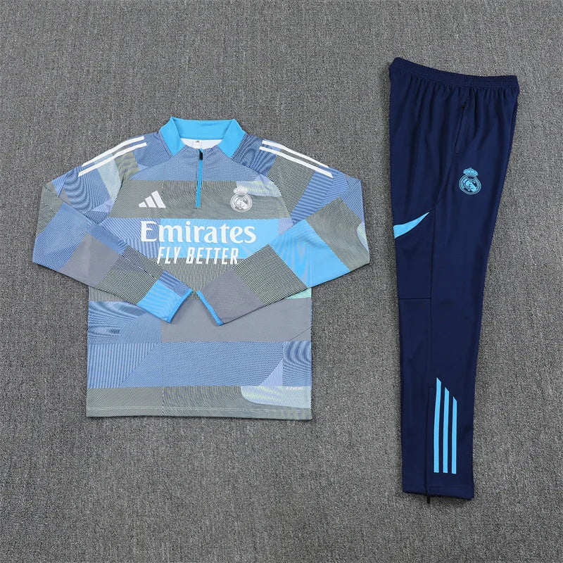 2025/2026 Real Madrid Blue Tracksuit