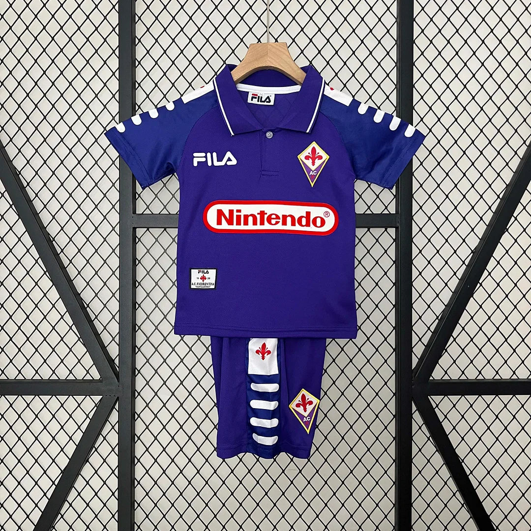 1998/1999 Retro Fiorentina Home Kit Kids Size