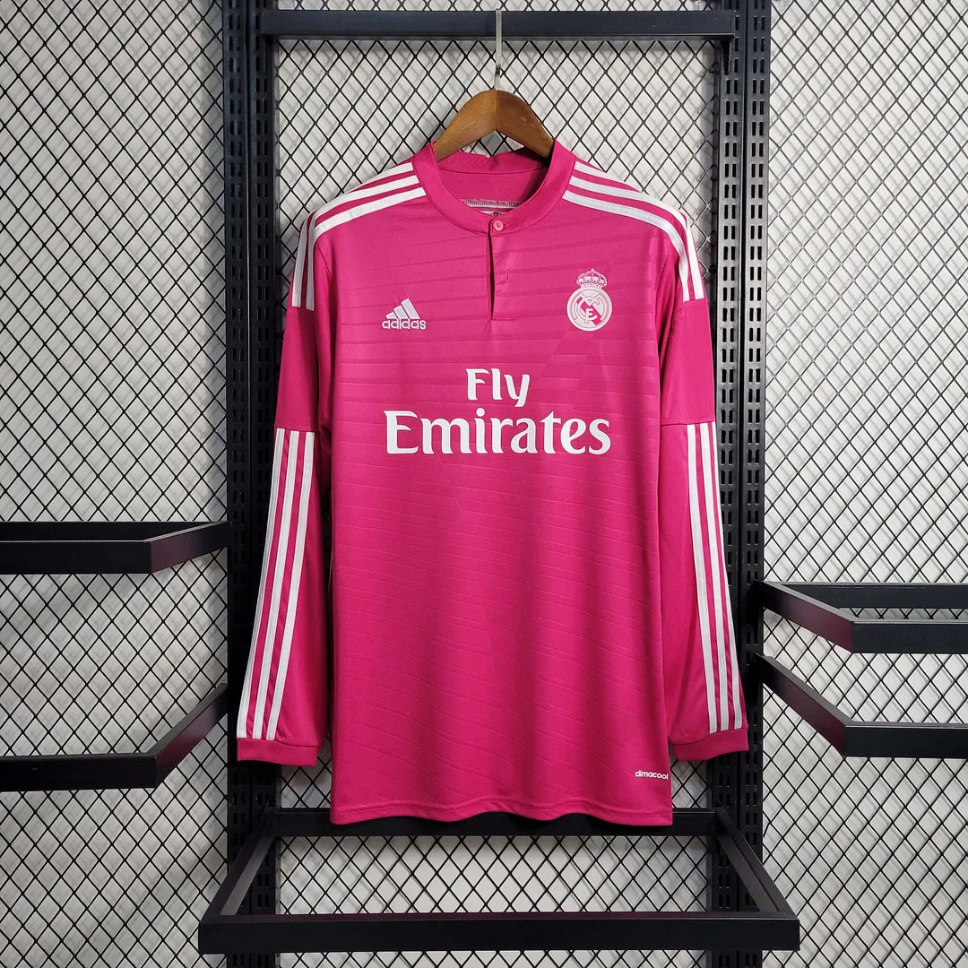 2014-2015 Retro Real Madrid Away Jersey Long Sleeve