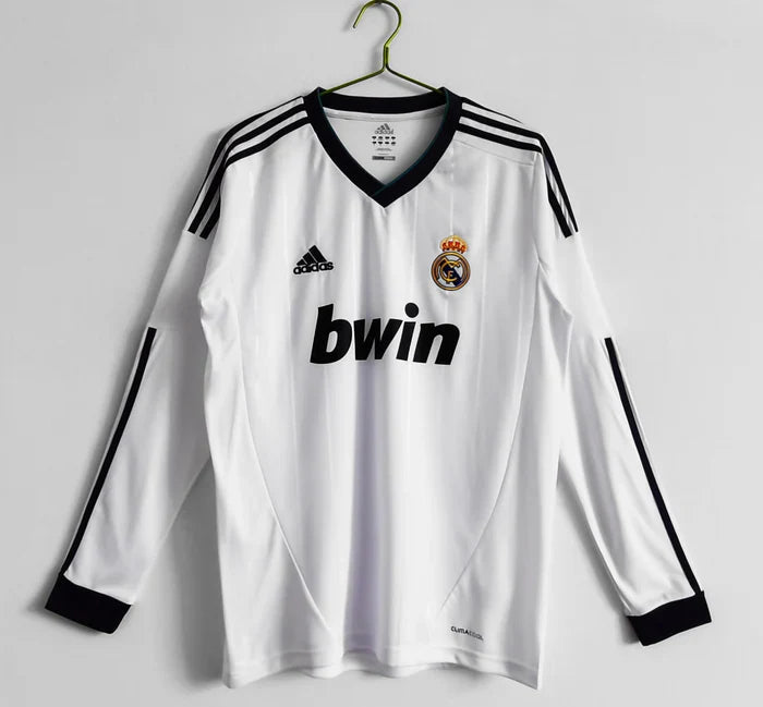 Real Madrid Retro 2012-2013 Home Kit Long Sleeve