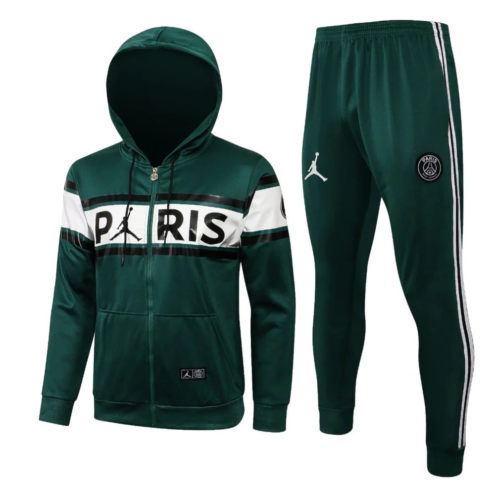 PSG Dark Green and White Tracksuit
