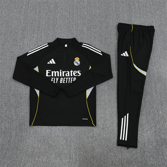 2025/2026 Real Madrid Black Tracksuit