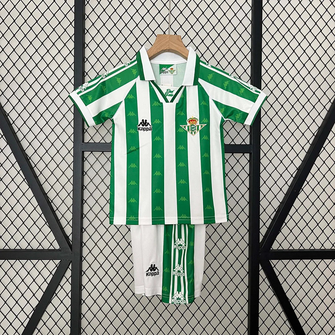 1995/1997 Retro Real Betis Home Kit Kids Size
