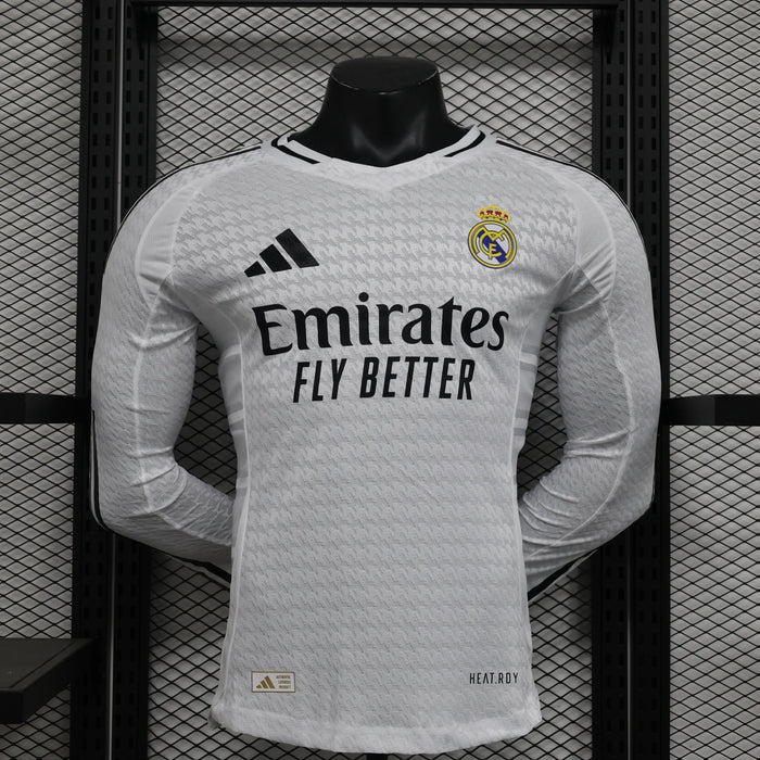 Real Madrid 2024/2025 Home Kit Long Sleeve