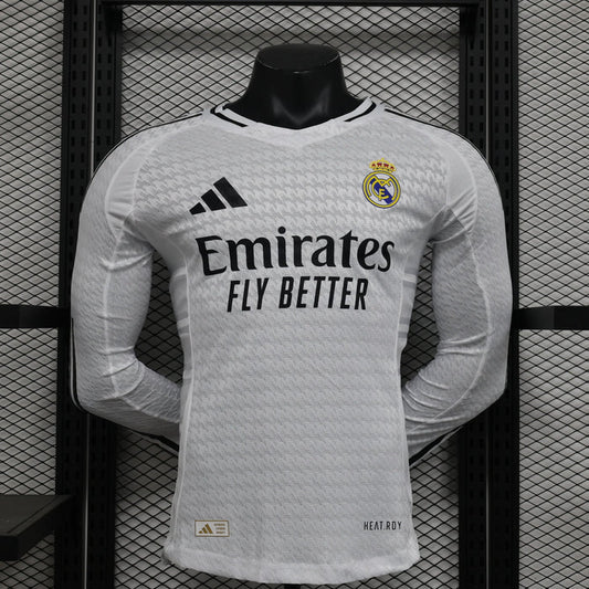 Real Madrid 2024/2025 Home Kit Long Sleeve