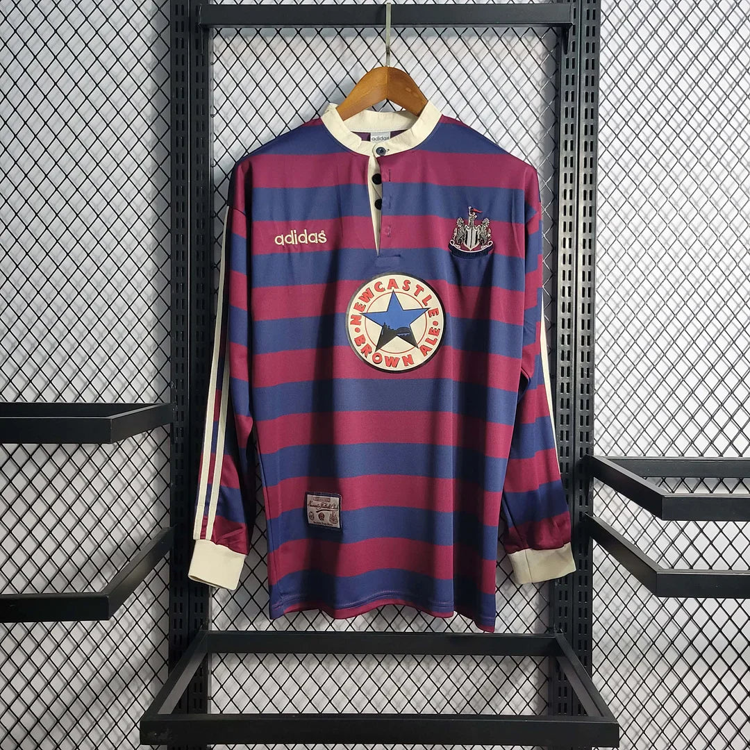 1995-1996 Retro Newcastle United Away Jersey Long Sleeve