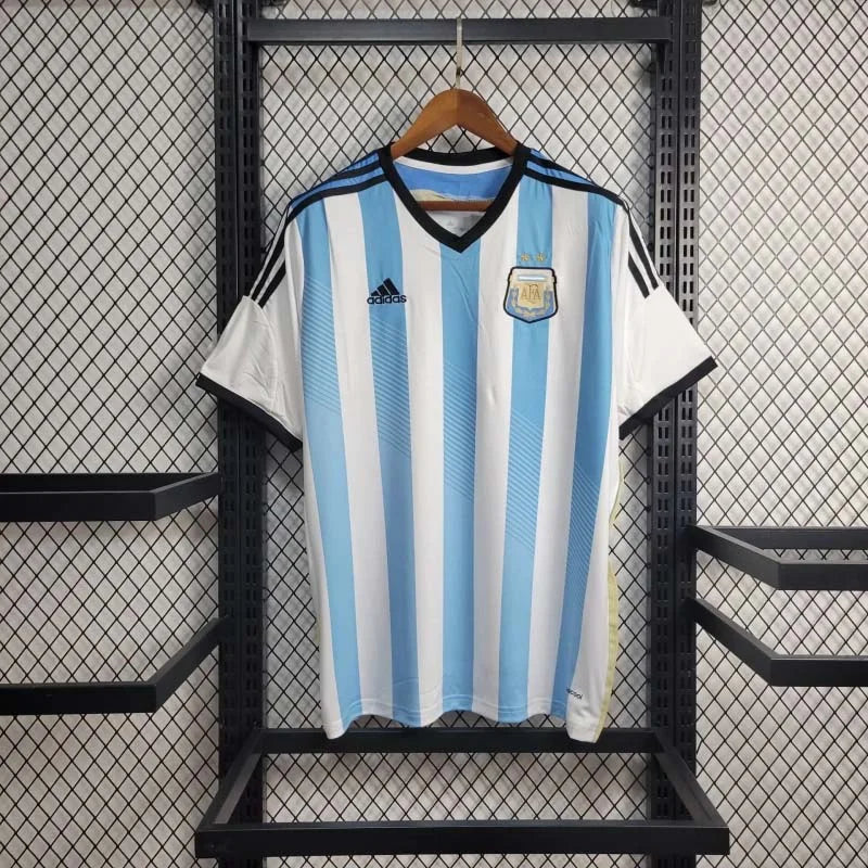 2014 Retro Argentina Home Jersey
