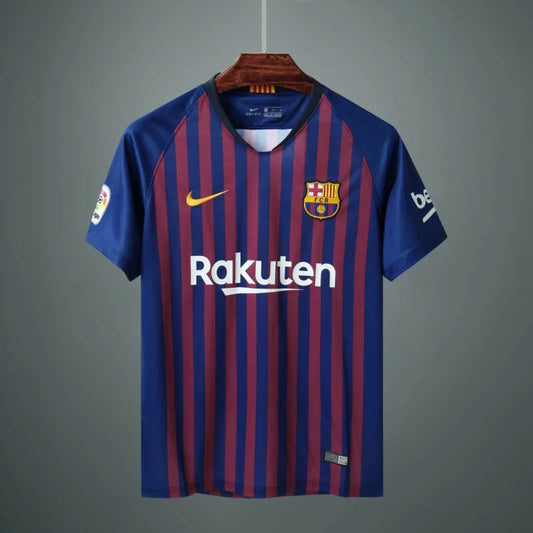 2018-2019 Retro Barcelona Home Jersey