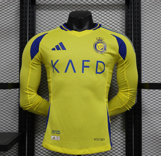 Al Nassr 2024/2025 Home Kit Long Sleeve